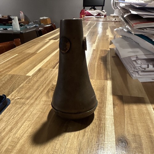 Vintage brass bugle horn - bugle,