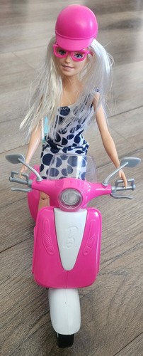 Mattel barbie pink scooter - mattel, &