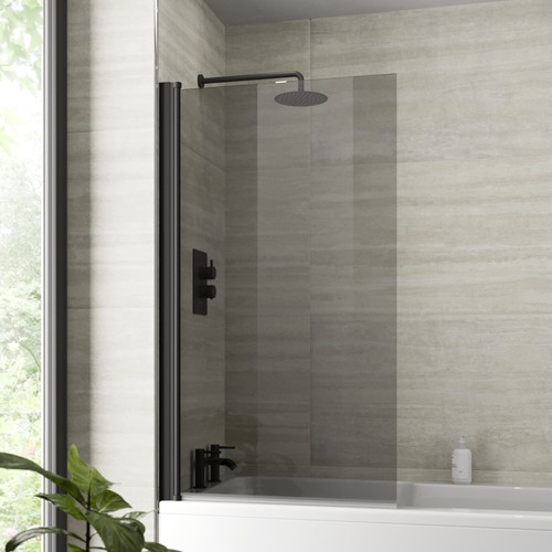 Over bath shower screen door - bath,