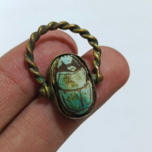Vintage scarab ring - ,, egyptian