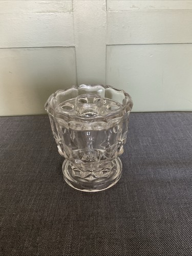 Vintage glass flower - vintage, frog