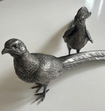 Pheasants Vintage Silver