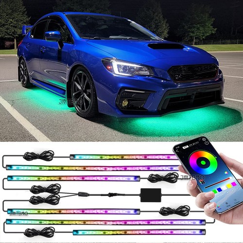 6pcs led rgb underbody - rgb,
