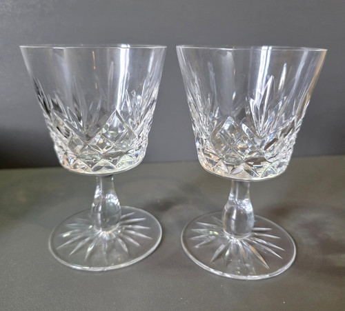 Vintage set small crystal - set, of