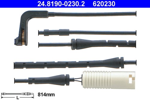 Front warning contact brake - warning,