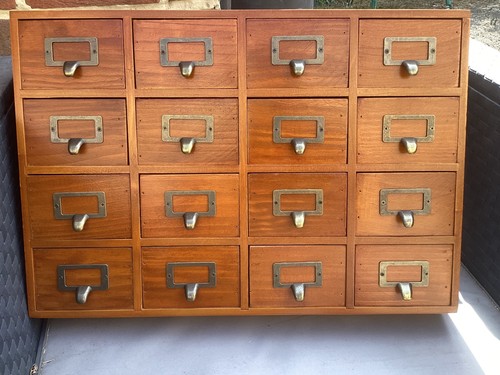 Retro wooden drawers - retro,