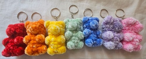 Handmade fluffy teddy bear - handmade,