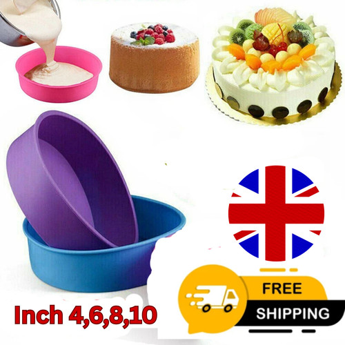 Inch silicone round - 4/6/8/10,