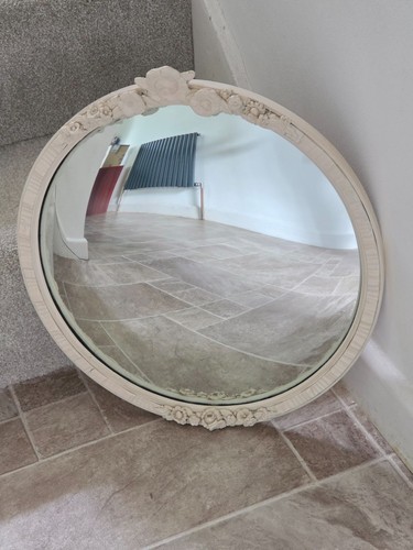 Vintage convex wood wall - convex,