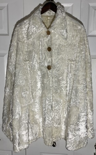 Vintage off white ivory fur - off,