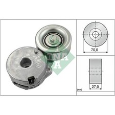 NEW BELT TENSIONER, V-RIBBED BELT FOR NISSAN RENAULT INA 534 0442 10