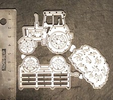 Tractor metal die Farm Trailer