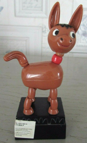 Plastic figure donkey - plastic,