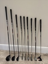 Mens Golf Club Set - Driver, Wood, Hybrid, Irons & Putter - RH - 9 Clubs 