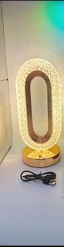 Crystal oval led - table, lamp