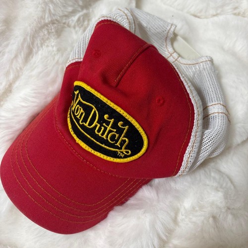Von dutch red mesh trucker - mesh, cap