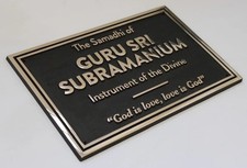 Bronze Plaque with Double