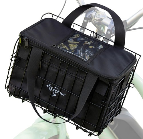 Foldable bike basket - bike,