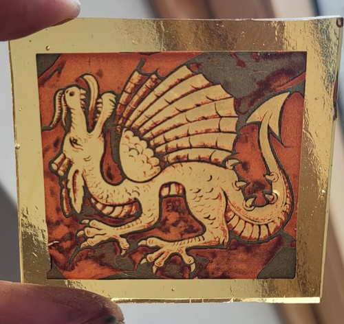 Stained glass dragon kiln - glass,