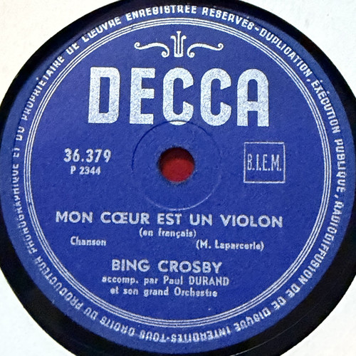 Bing crosby mon coeur - bing,