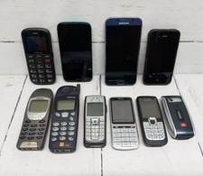 Job Lot of Retro Mobile Phones 10x Handsets all Completely Untested