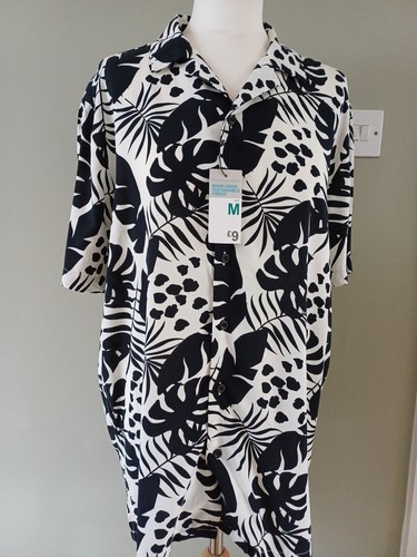 Primark black white tropical - black/white,