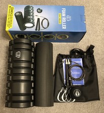 TeamSoda Fitness 2-in-1 Foam Roller + Massage Ball, Fitness Rope & Carry Bag