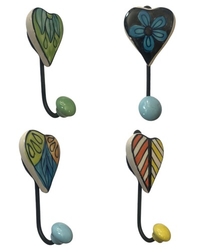 Hand painted ceramic coat - hand,