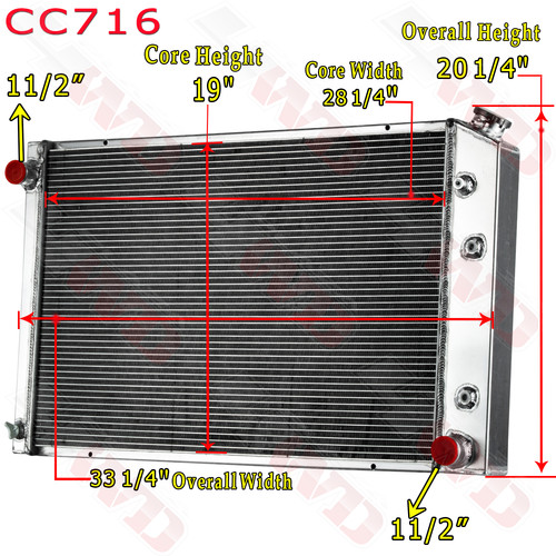 Row radiator for - 3,
