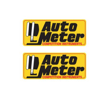 x 2 Autometer vinyl laminated