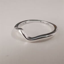 Wave Ring Pandora silver Polished