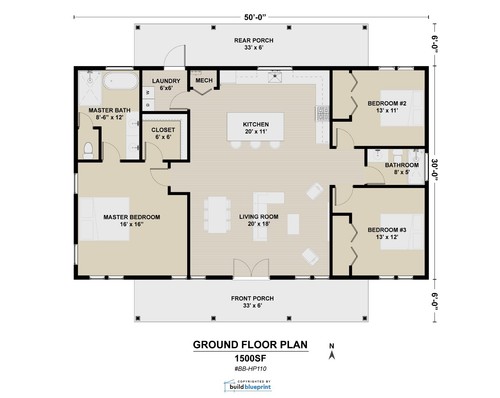 30x50 modern farmhouse custom - modern,