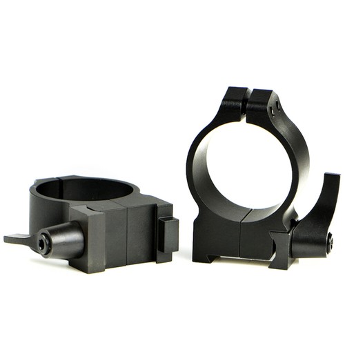 Warne 30mm matte high qd - matte, cz