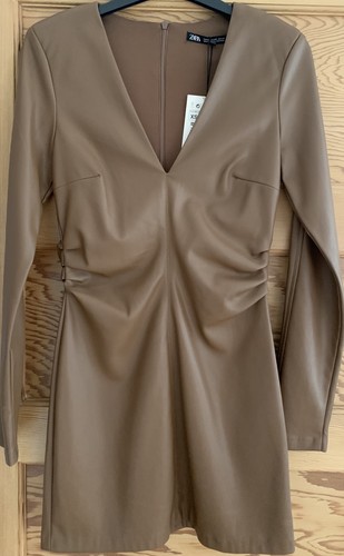 Zara light brown faux leather - brown,