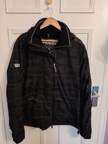 Superdry black warm fleece