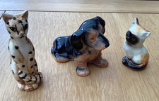 3 Miniature Ceramic animals