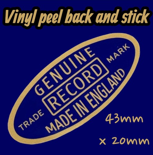 Vinyl record trademark decal - vinyl,
