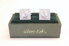 Glen Esk Chrome Prince Charlie Cufflinks - Stunning - £24.99