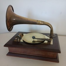 Brass Gramophone Musical Jewellery Box, Plays Beethoven- Fur Elise