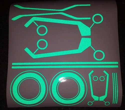Tron style helmet reflective - tron,