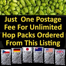 100g Foil Vacuum Packed Whole Leaf Hop Varieties For All Grain Homebrew Beer 