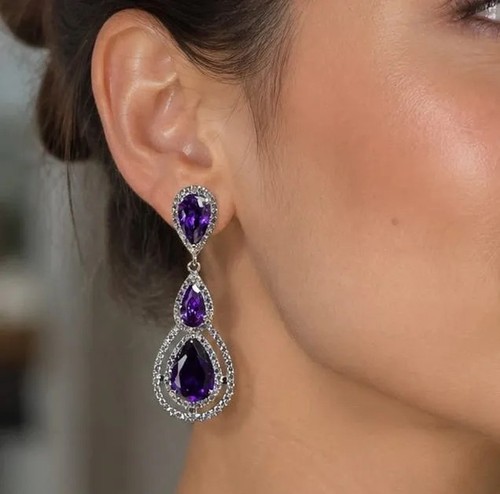 925 sterling silver - 925, amethyst