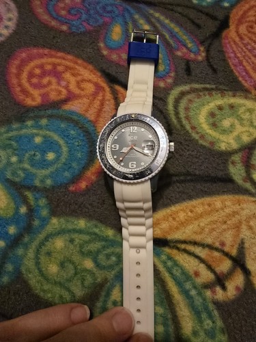 White and blue - ice, watch