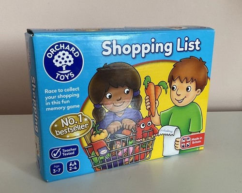 Orchard toys shopping list - shopping,