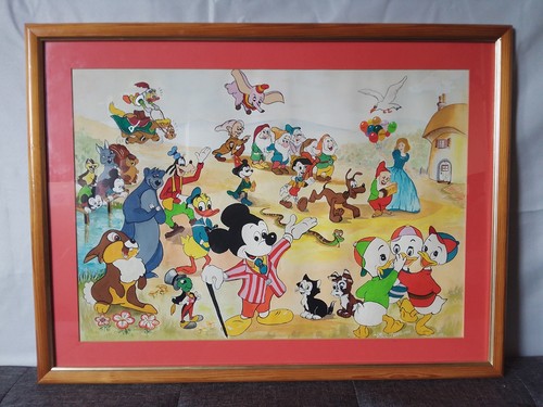 Large vintage framed - vintage,