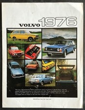 VOLVO 66GL 244DL/GL 245DL/DLE 264DL/GL 265DL Car Sales Brochure 1976 #2844-76