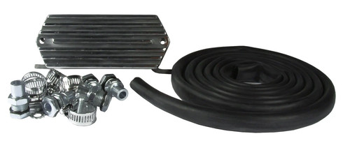 Oil breather box - kit, polished