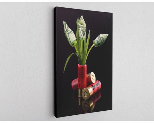 Money flower canvas - canvas, print