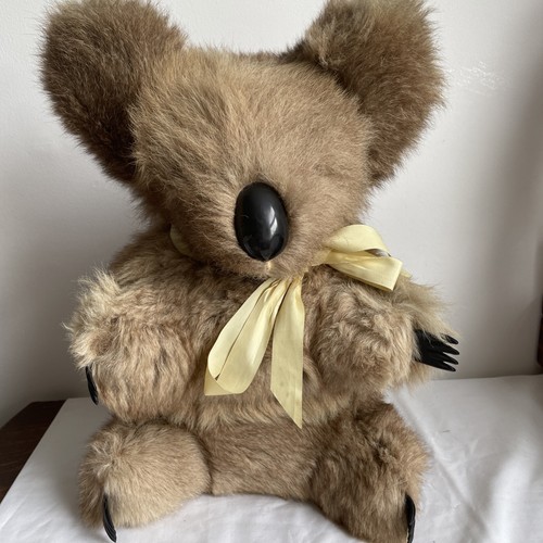 Vintage large furry koala - vintage,