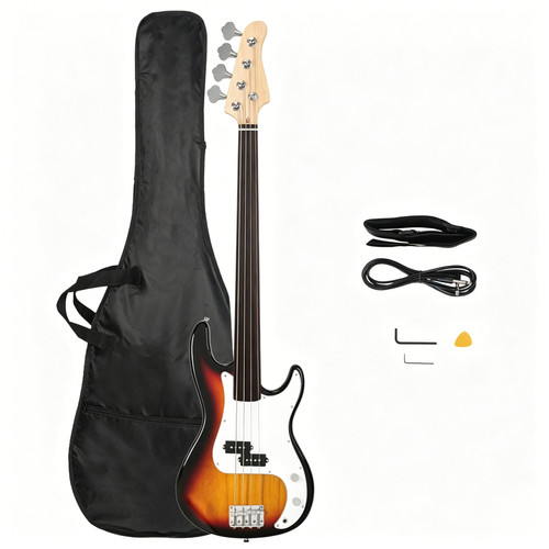 Fretless electric bass guitar - electric,